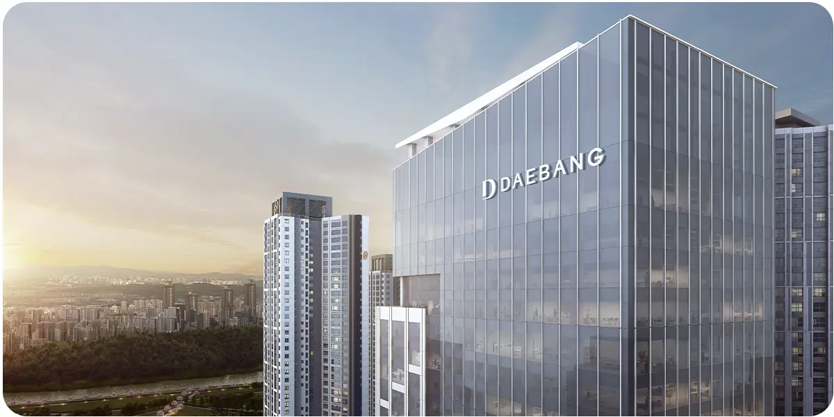 대방건설 단지 조감도